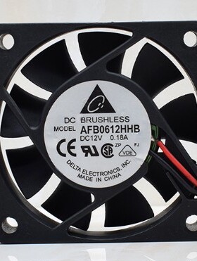 台达 6cm 6厘米 CPU 机箱 散热风扇 AFB0612HHB6015 12V 0.18A