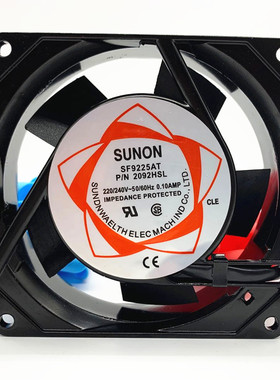 SF9225AT 23092HSL HBL MSL MST 9CM 220V SUNON/建准 散热风扇