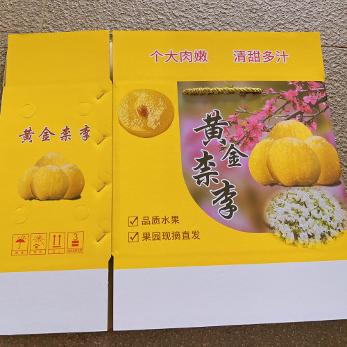 10斤装加厚黄金奈李包装盒礼品盒包装箱空盒子纸箱无地名全国通用