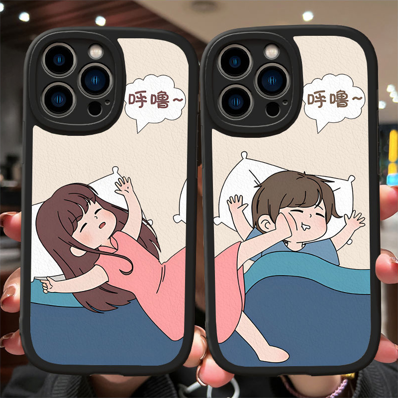 情侣手机壳iphone16pro适用苹果XS荣耀100/90不同型号华为P70/p60mate50/nova12SE/vivoX80OPPO小米13红米K70