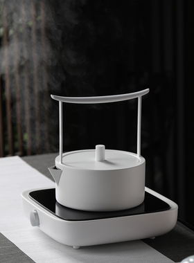 三界电陶炉茶具套装西壶茶壶新月上水器简二代观山茶炉烧煮茶磁炉