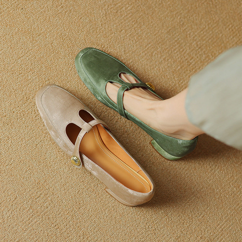 法式t字玛丽珍鞋复古配裙子单鞋2024新款低跟粗跟新中式轻国风鞋,居家布艺,居家婚庆拖鞋,淘宝优惠券,粉丝福利购,淘宝优惠卷