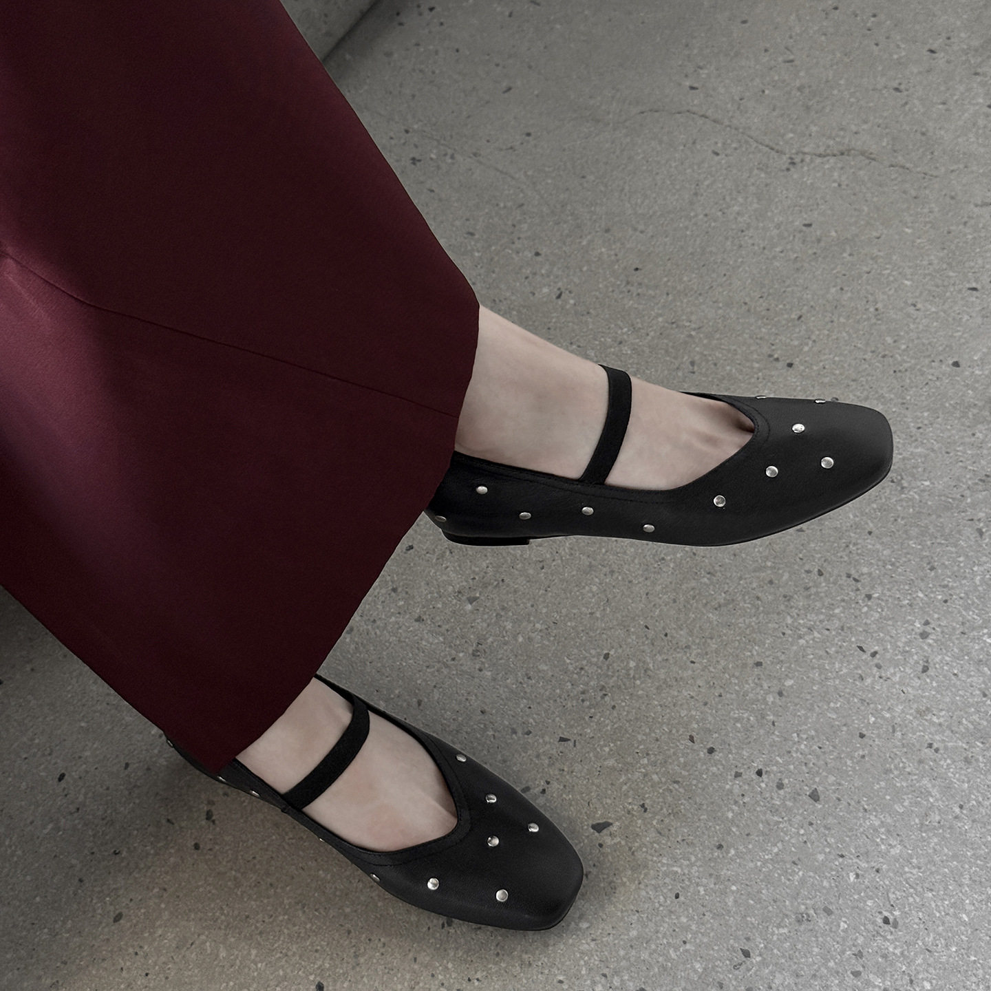 新品内增高方头浅口一字带低跟单鞋女2025秋玛丽珍铆钉晚晚风纯色,居家布艺,居家婚庆拖鞋,淘宝优惠券,粉丝福利购,淘宝优惠卷