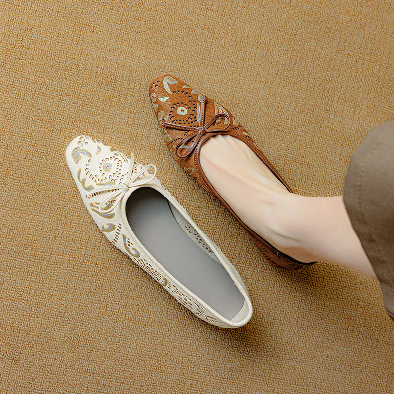 法式复古马毛镂空小方头浅口单鞋女春夏款软底豆豆鞋蝴蝶结平底鞋,居家布艺,居家婚庆拖鞋,淘宝优惠券,粉丝福利购,淘宝优惠卷