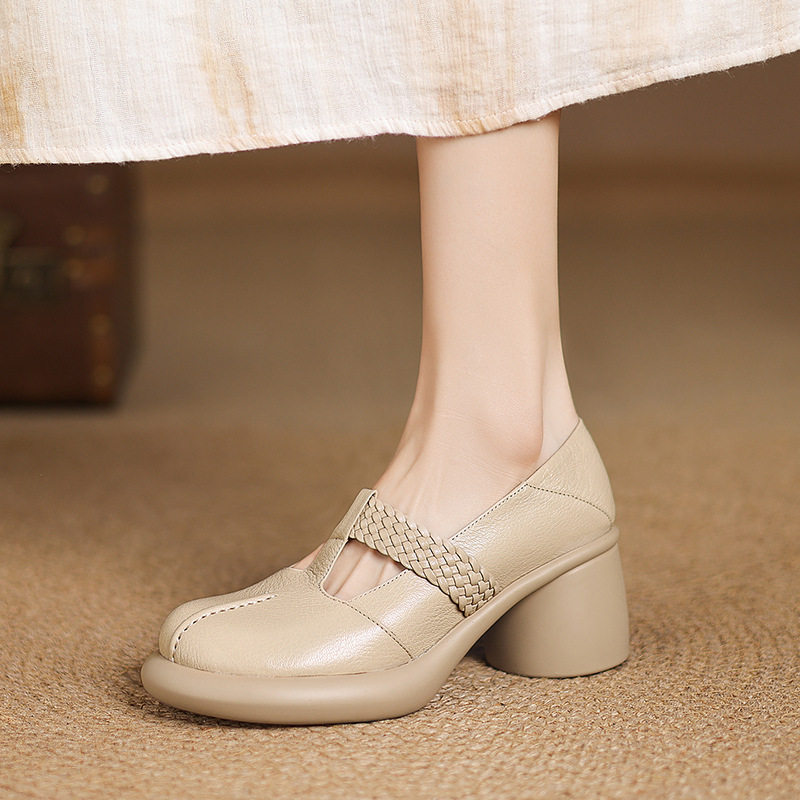 百搭圆头丁字带中粗跟深口玛丽珍单鞋女2025年新款夏季小皮鞋纯色,童鞋/婴儿鞋/亲子鞋,帆布鞋,淘宝优惠券,粉丝福利购,淘宝优惠卷