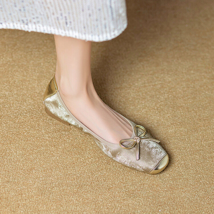 国风系列之！四色豆豆鞋新款真皮单鞋女软底奶奶鞋一脚蹬芭蕾舞鞋,童鞋/婴儿鞋/亲子鞋,帆布鞋,淘宝优惠券,粉丝福利购,淘宝优惠卷