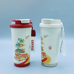 强军福杯316不锈钢保温杯500ml办公水杯送军嫂礼物战友退役纪念品