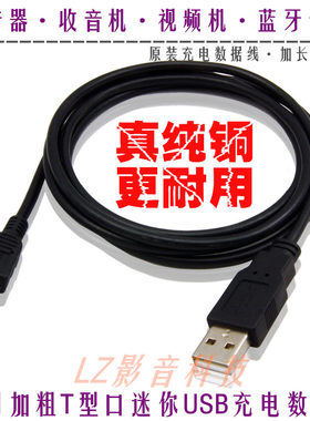 新科小视频机USB充电数据线迷你usb看戏机收音机音响充电器连接线