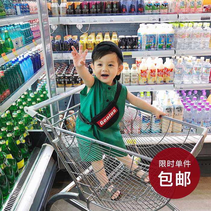 辰辰媽嬰童裝嬰兒夏裝兒童無袖連體褲短褲男童五分褲潮寶寶連體衣