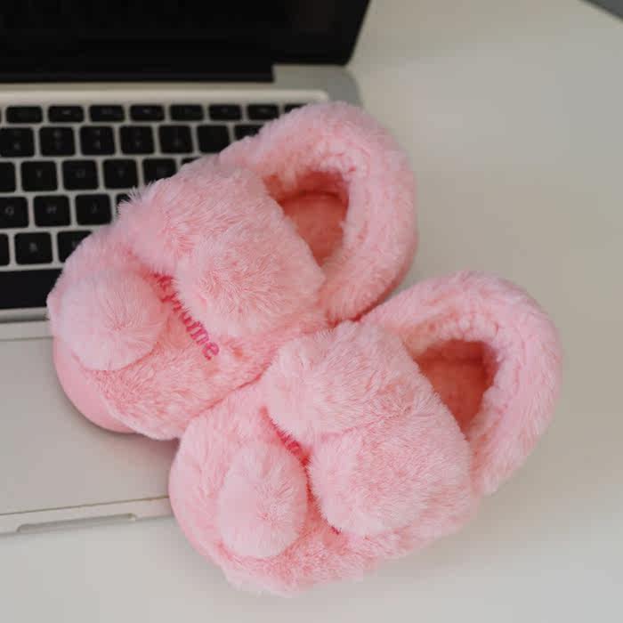 Pantoufles enfants en suède - Ref 1004073 Image 3