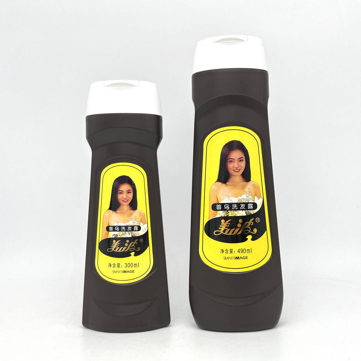 美波首乌洗发露养发洗发水强韧发质不易折断乌黑柔顺300ml/490ml