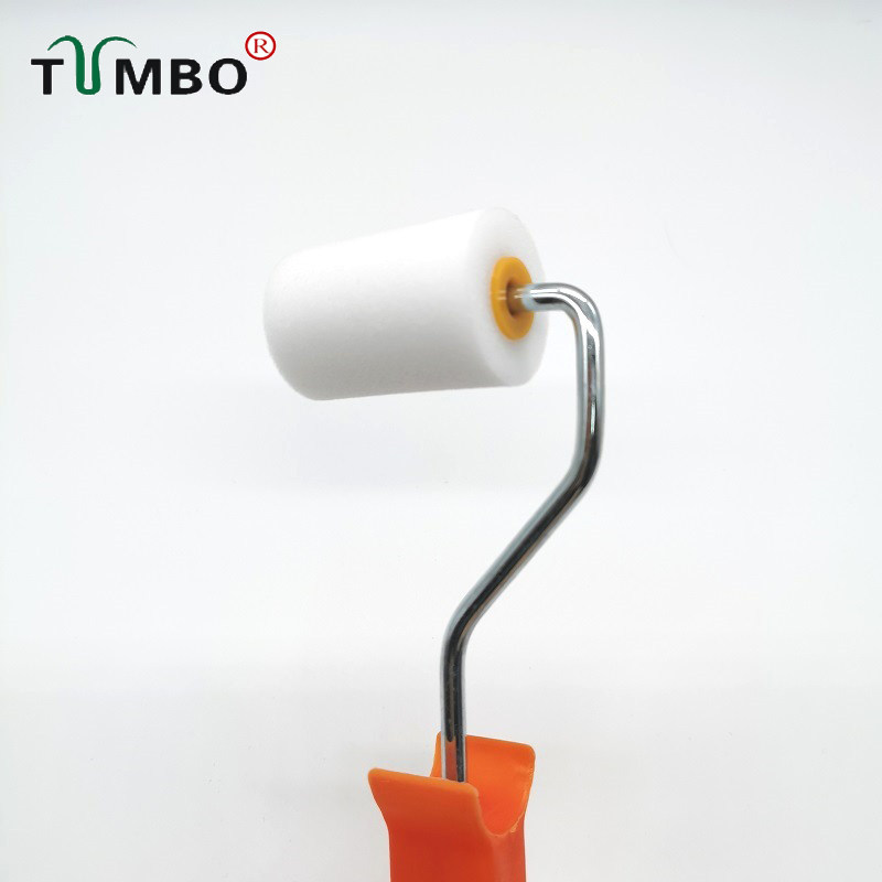 工厂直销2寸水性海绵滚筒刷小滚芯修边补漆改色绘画无死角油漆刷