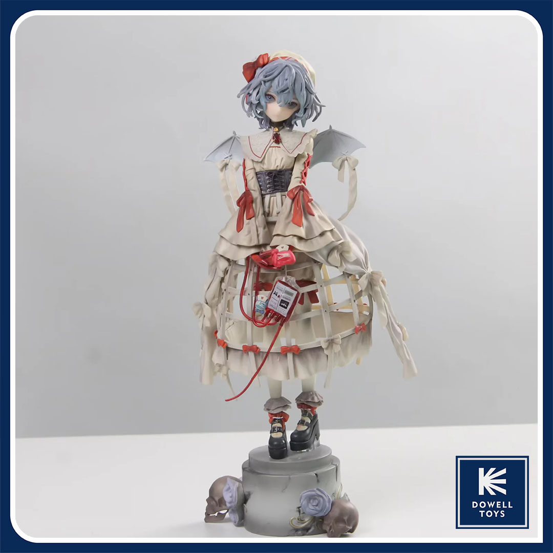 【东方Project】蕾米莉亚血之魔女血液短发礼服站姿动漫手办国产