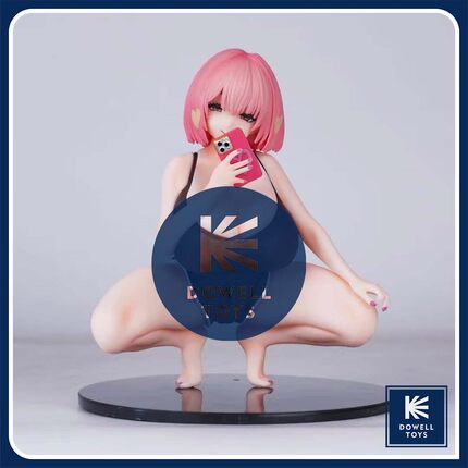 【美少女】 茜 蹲姿 便服1/7 优质版 动漫手办模型国产实拍