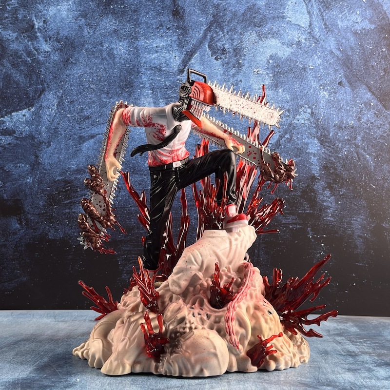 链锯人电锯人电次手办恶魔猎人啵奇塔场景动漫二次元模型摆件