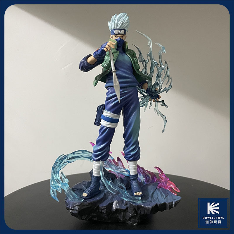 【火影忍者】十年百忍卡卡西 雷切 场景地台动漫手办模型国产实拍