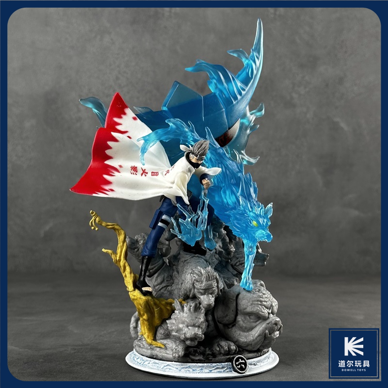 【火影忍者】卡卡西 千鸟特效场景 动漫手办模型国产实拍 二次元