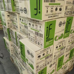 泰国进口if椰子水整箱1L*12盒纯椰子水0脂肪椰青水家庭装果汁饮料