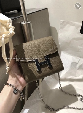 METWO 新款定制高品质重工法式链条斜挎手提小包百搭气质包包钱包