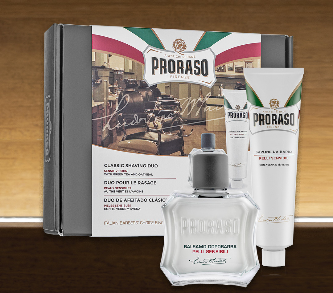 proraso意大利进口燕麦须后乳剃须膏两件套套装【两件套】