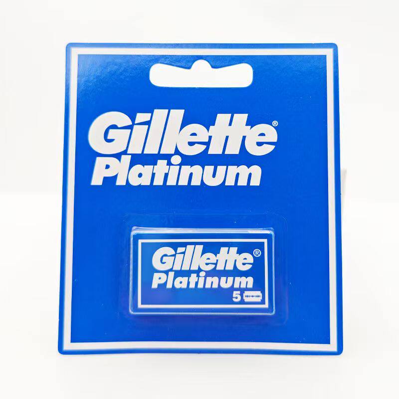 Gillette吉列纸飞机安全剃须刀片双刃顺滑锋利持久刮胡刀刮胡刀片