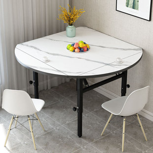 桌子折叠桌便携式 家用餐桌吃饭桌子正方形方桌圆桌小户型出租房用
