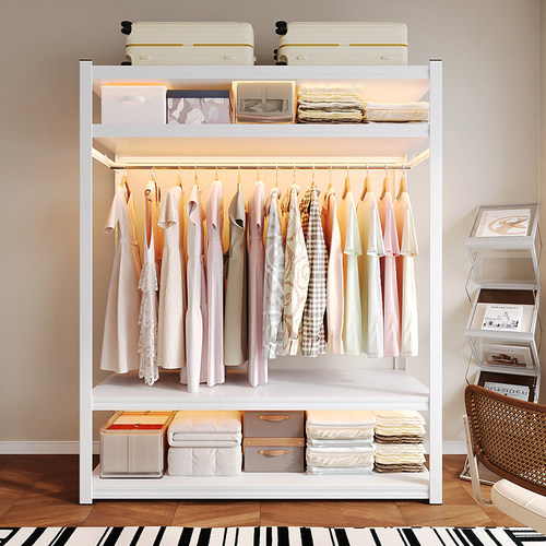 开放式货架衣柜家用diy金属衣橱