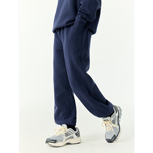 子卫裤 350克新斯密绒 子拉绒休闲长裤 青少年裤 男童轻抓薄绒运动裤