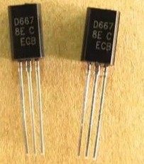 小t功率音响三管极管d667o-92