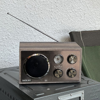 复古收音机木质蓝牙音响电脑音箱家用台式桌面一体音响收款音箱