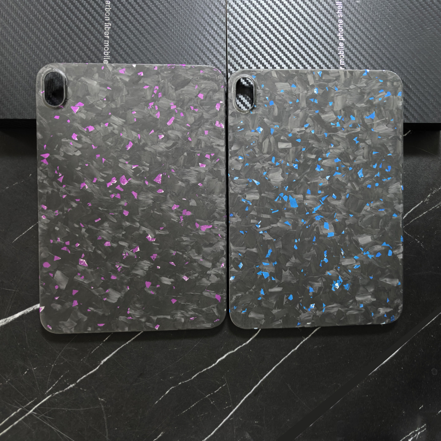 锻造碳纤维适用于ipadmini6平板mini78.3英寸磁吸凯夫拉保护套苹果迷你6轻薄防摔防弯硬壳高档高级感黑紫红蓝