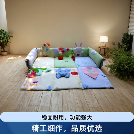 便携式婴儿床可折叠宝宝旅行床新生儿床中床多功能婴儿爬行游戏垫
