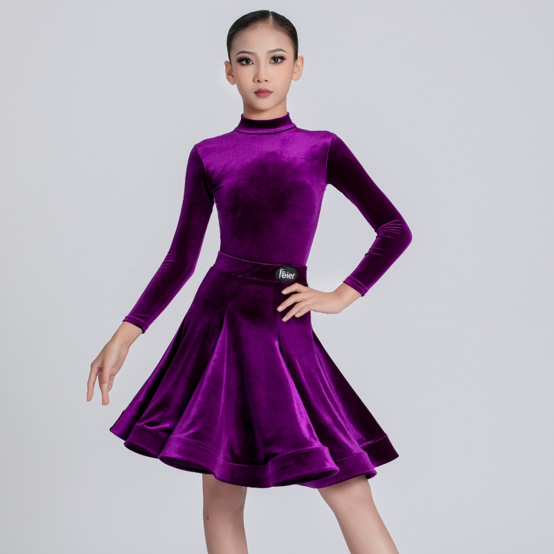 女童比赛服拉丁服考级服标准套装