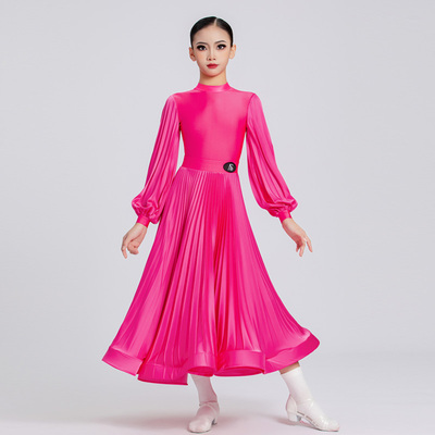 摩登裙国际定做女童拉丁舞服比赛标准赛服2025少儿高级感套装裙子