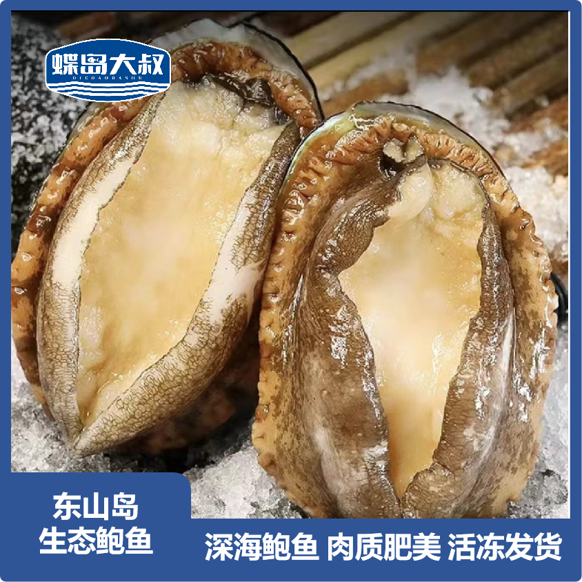 【6头鲍*2斤】东山岛深海生态养殖大鲍鱼 鲜活速冻锁鲜发货