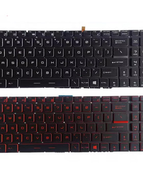适用微星GS60 GS70 GT72 GT73VR GS63VR GE62 GL63 GL65 GP72键盘