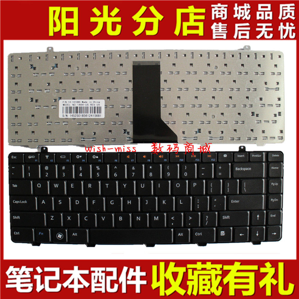 适用 戴尔DELL 灵越 14-1464 1464D 1464R JVT97 P09G 键盘