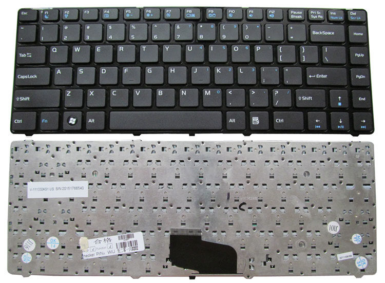 适用于 K41 K458-I3 K46-I5 笔记本 K41H 键盘 黑色