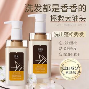 金稻氨基酸洗护七件套洗发露改善毛躁防脱固发控油去屑柔顺洗发水