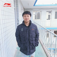 Li Ning nam ngắn xuống áo khoác thể thao mùa đông và giải trí ấm áp áo khoác xuống áo khoác nam AYMG105 - Thể thao xuống áo khoác —