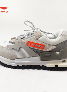 李宁休闲鞋女秋运动时尚系列舒适防滑低帮潮流运动鞋AZGS078-B品