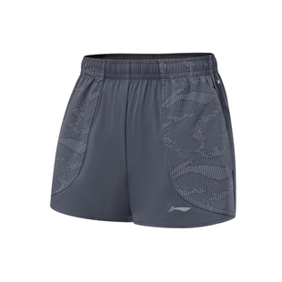 秋季 女子运动休闲健身速跑步短裤 李宁速干短裤 款 B品 AKST478