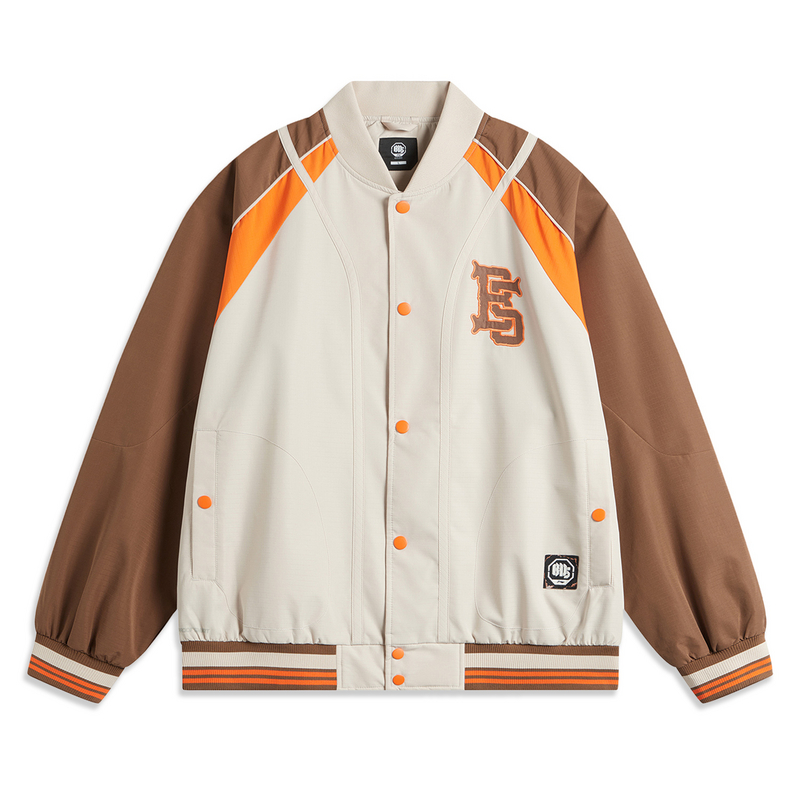 李宁反伍系列休闲外套宽松春秋保暖男款防泼水舒适时尚AFDU491