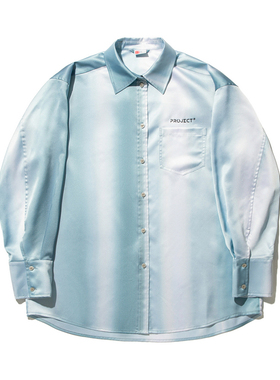 中国李宁运动潮流系列女子时尚百搭宽松休闲长袖衬衫ASHT504-B品