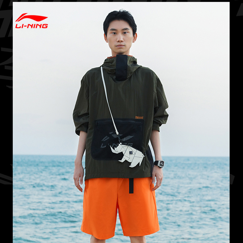 中国李宁男子宽松运动外套