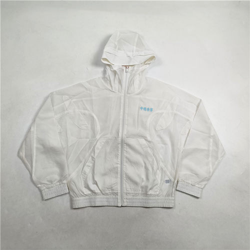 中国李宁女子运动风衣秋季防风连帽宽松休闲运动外套AFDT874-B品