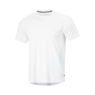 T恤ATSU407 男专业篮球系列舒适透气简约常规短袖 B品 夏季 李宁短袖