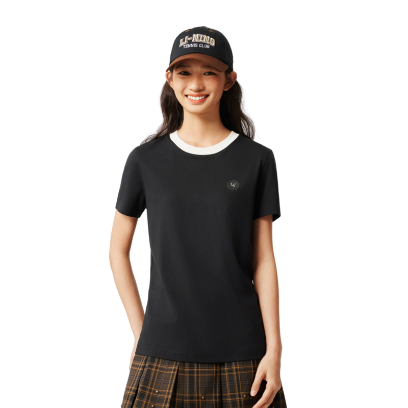 李宁短袖T恤夏女款运动潮流系列时尚透气常规圆领文化衫AHSV184-,运动服/休闲服装,运动T恤,淘宝优惠券,粉丝福利购,淘宝优惠卷