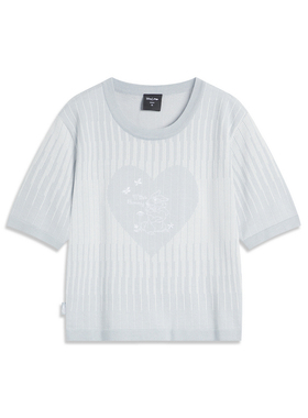 李宁短袖女夏运动潮流系列时尚透气简约贴身短袖编织衫AMBU248B品