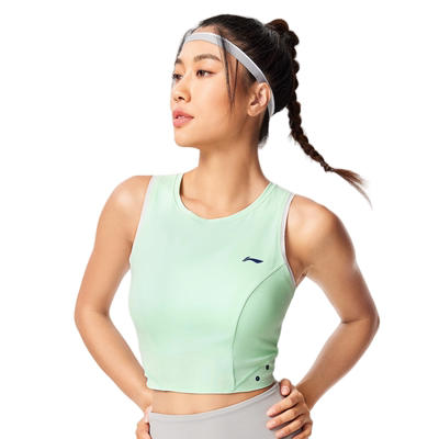 李宁女士运动背心跑步文胸外穿健身紧身背心瑜伽速干AVSV194
